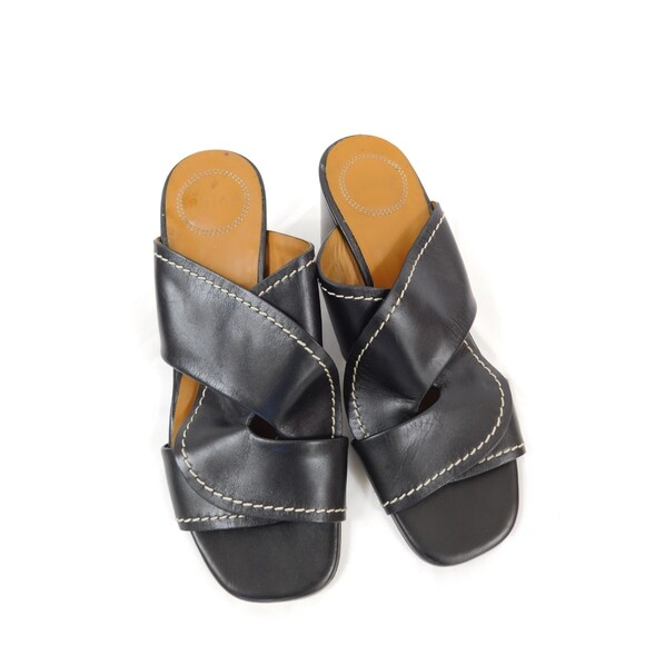 Chloe Candice Twist Block Heel Sandals 37 - Picture 1 of 9